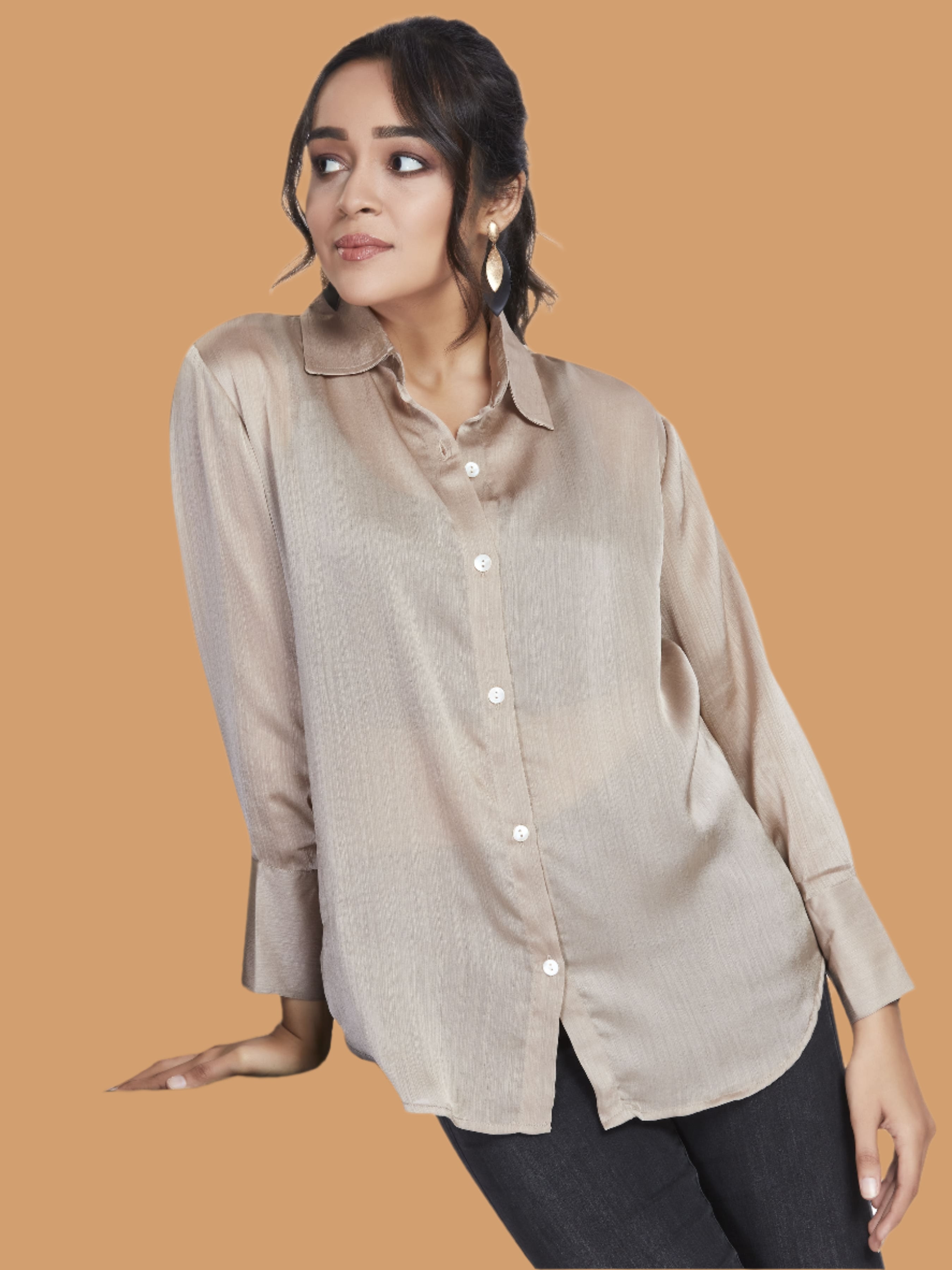 Basic Satin Shirt