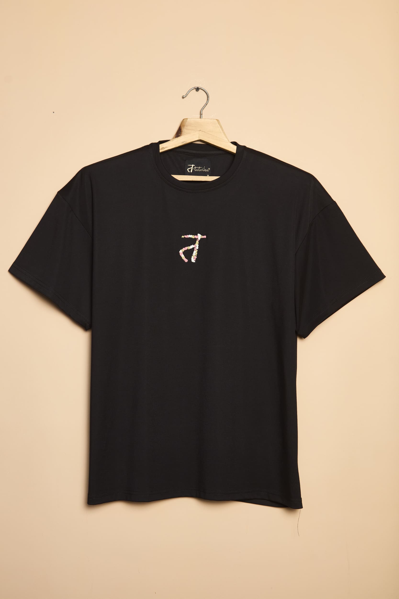 Unisex Oversized Drop Shoulder t-shirt- Embroidered