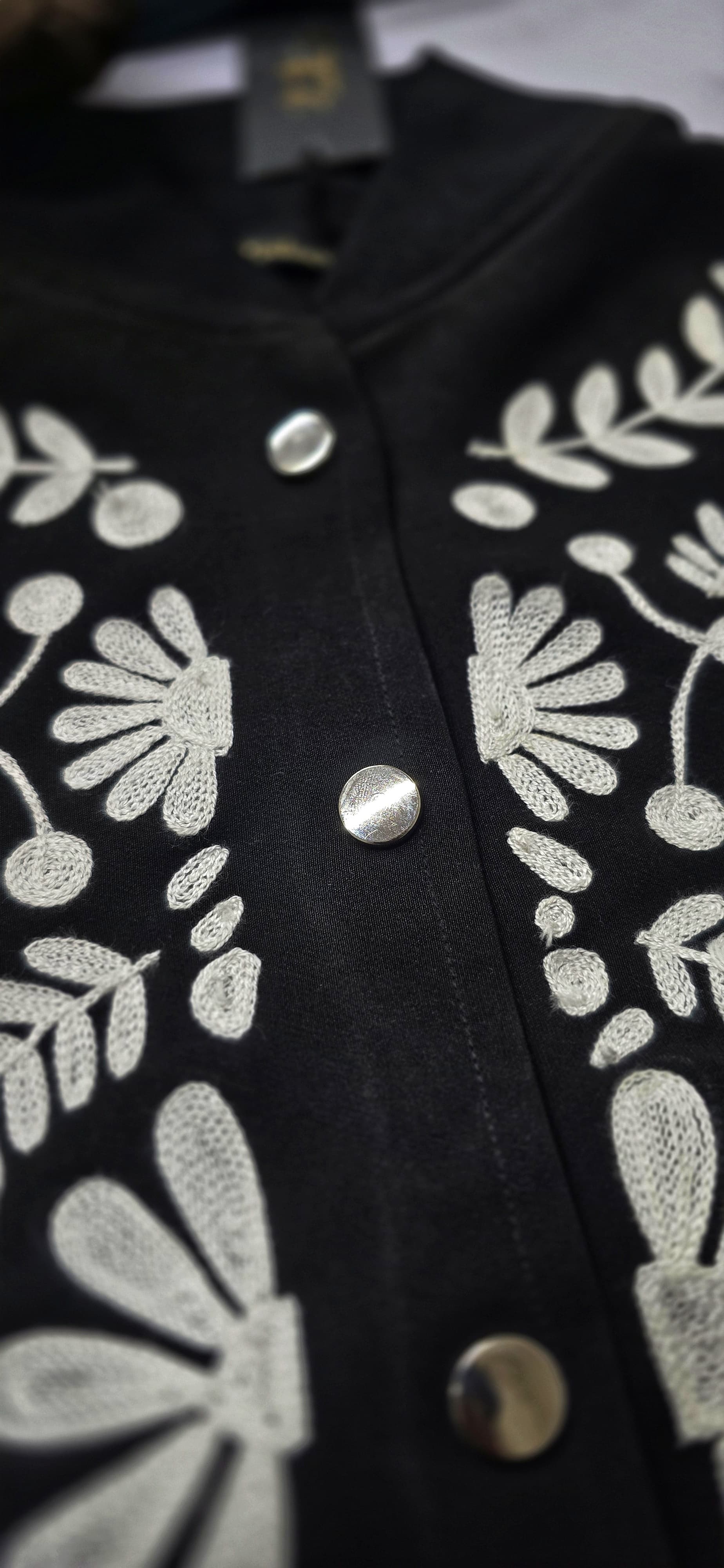 Embroidered korean bomber jacket