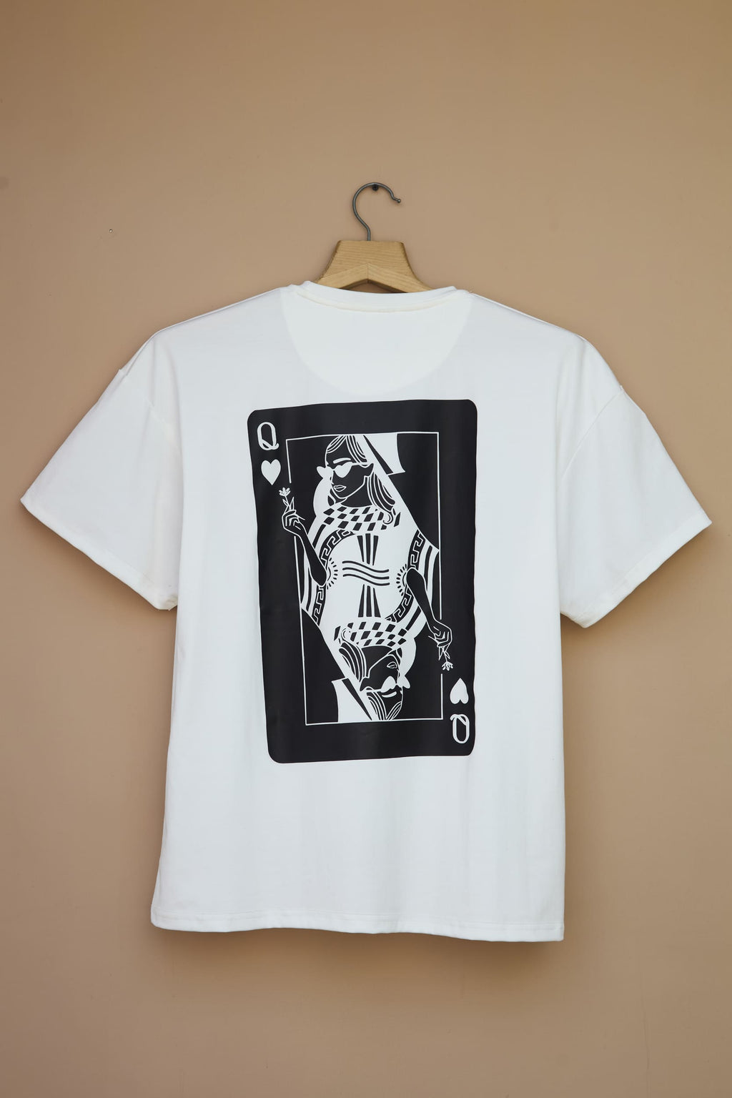 Unisex Oversized drop shoulder tshirt- QUEEN