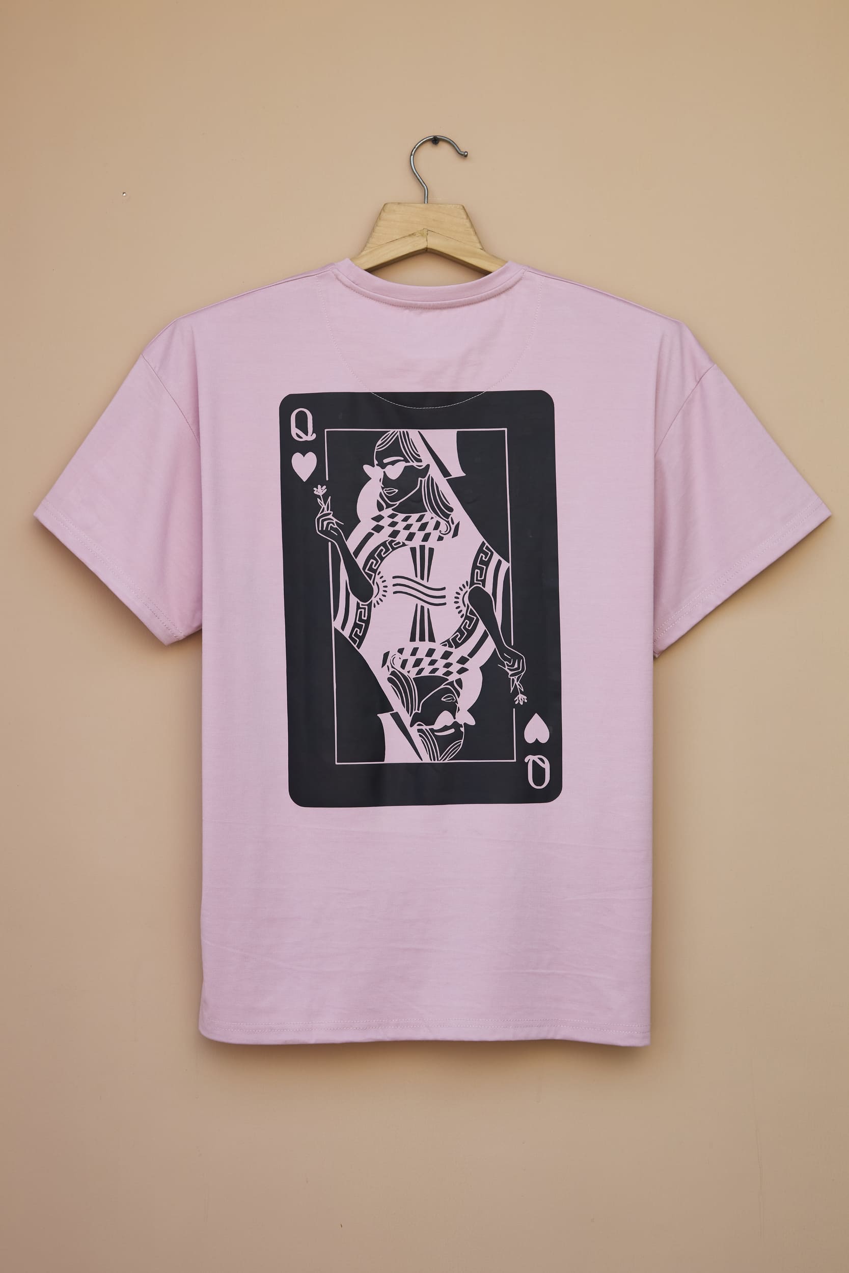 Unisex Oversized drop shoulder tshirt- QUEEN