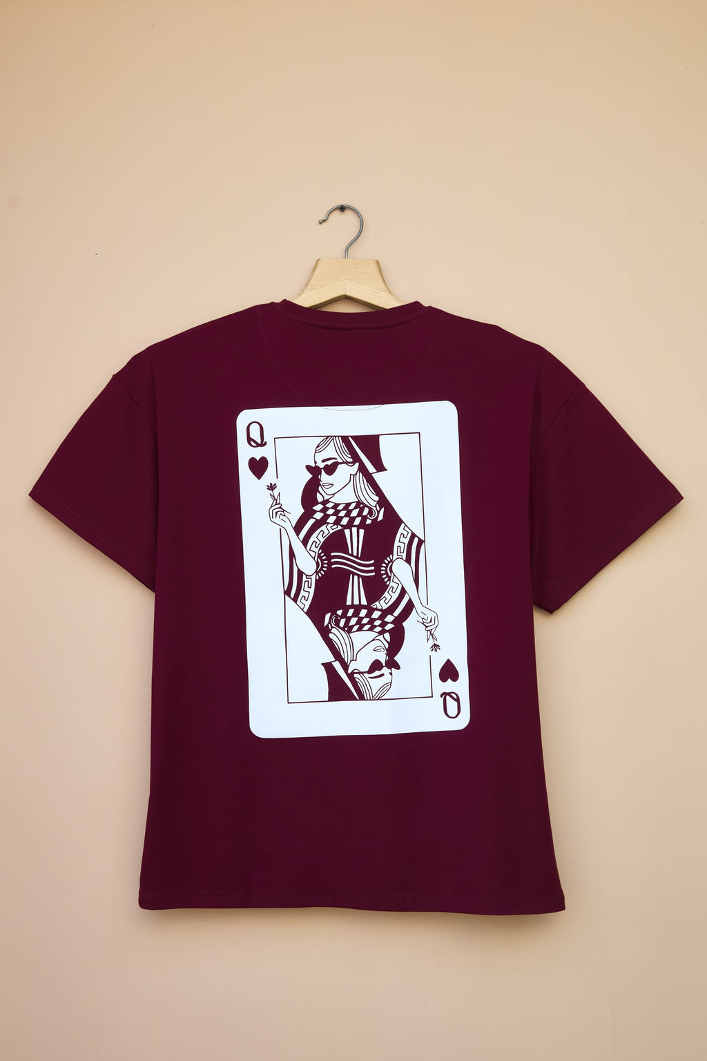 Unisex Oversized drop shoulder tshirt- QUEEN