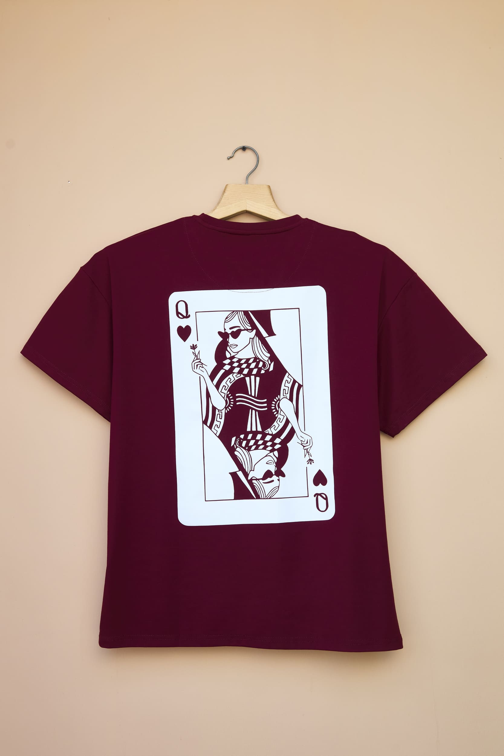 Unisex Oversized drop shoulder tshirt- QUEEN