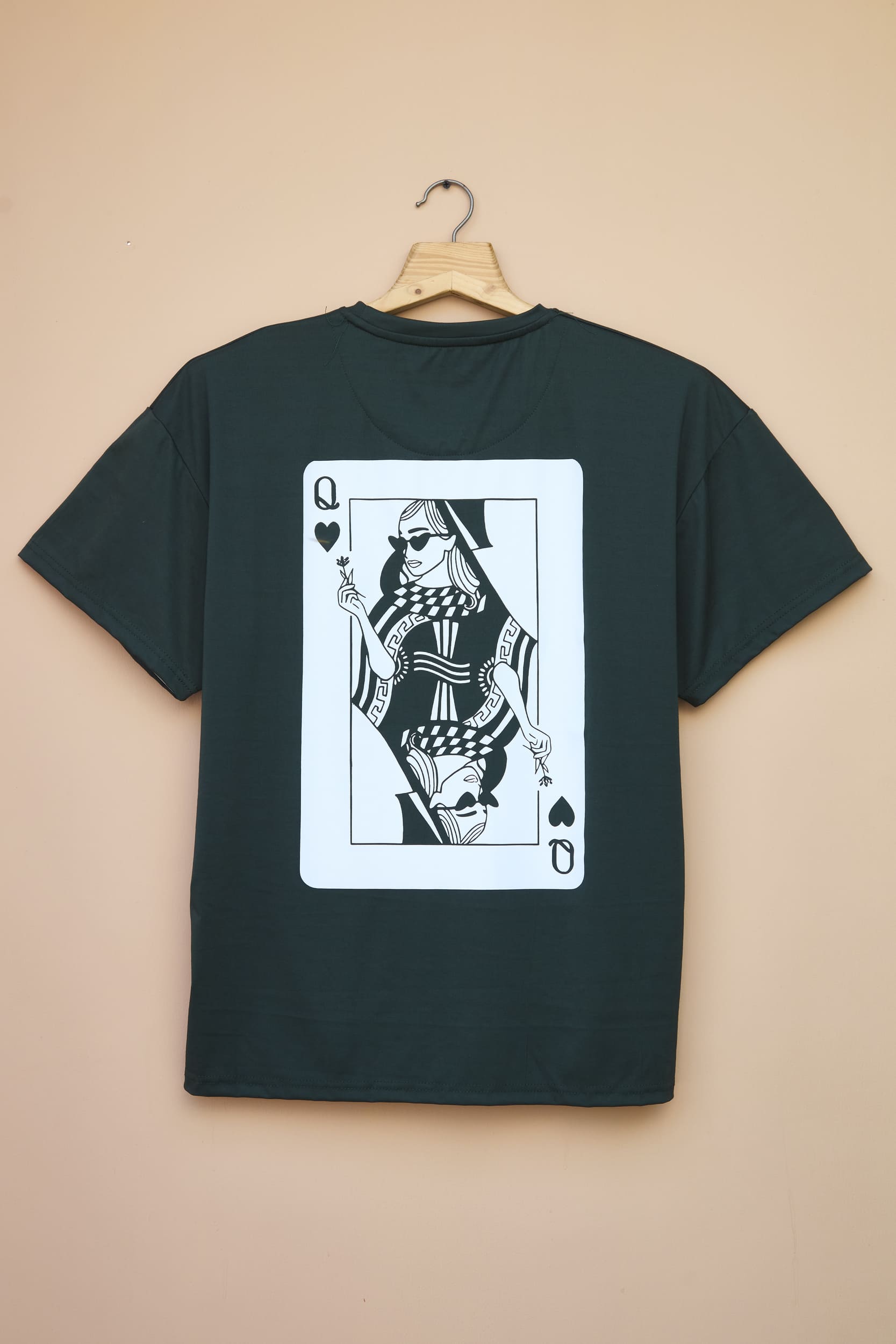 Unisex Oversized drop shoulder tshirt- QUEEN