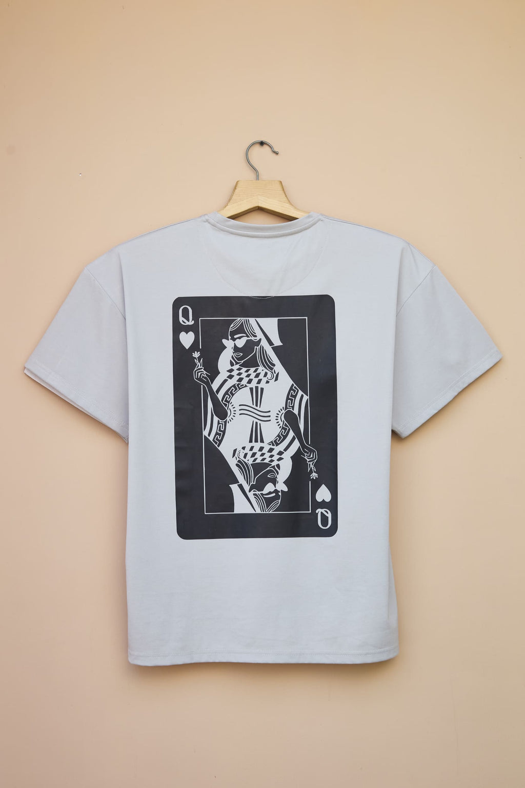 Unisex Oversized drop shoulder tshirt- QUEEN