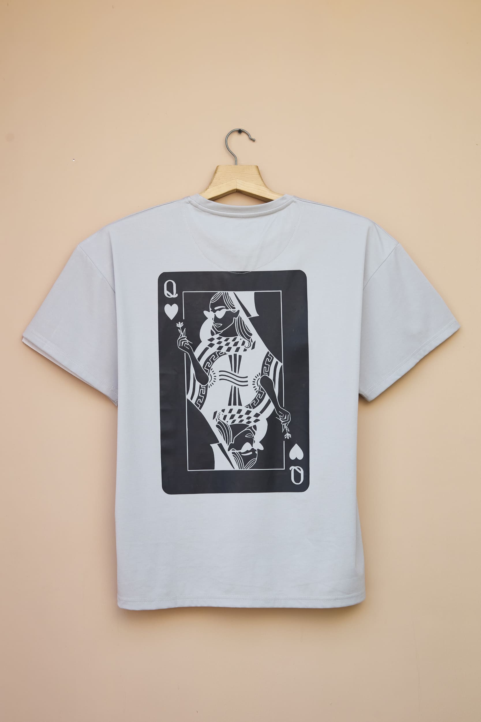 Unisex Oversized drop shoulder tshirt- QUEEN