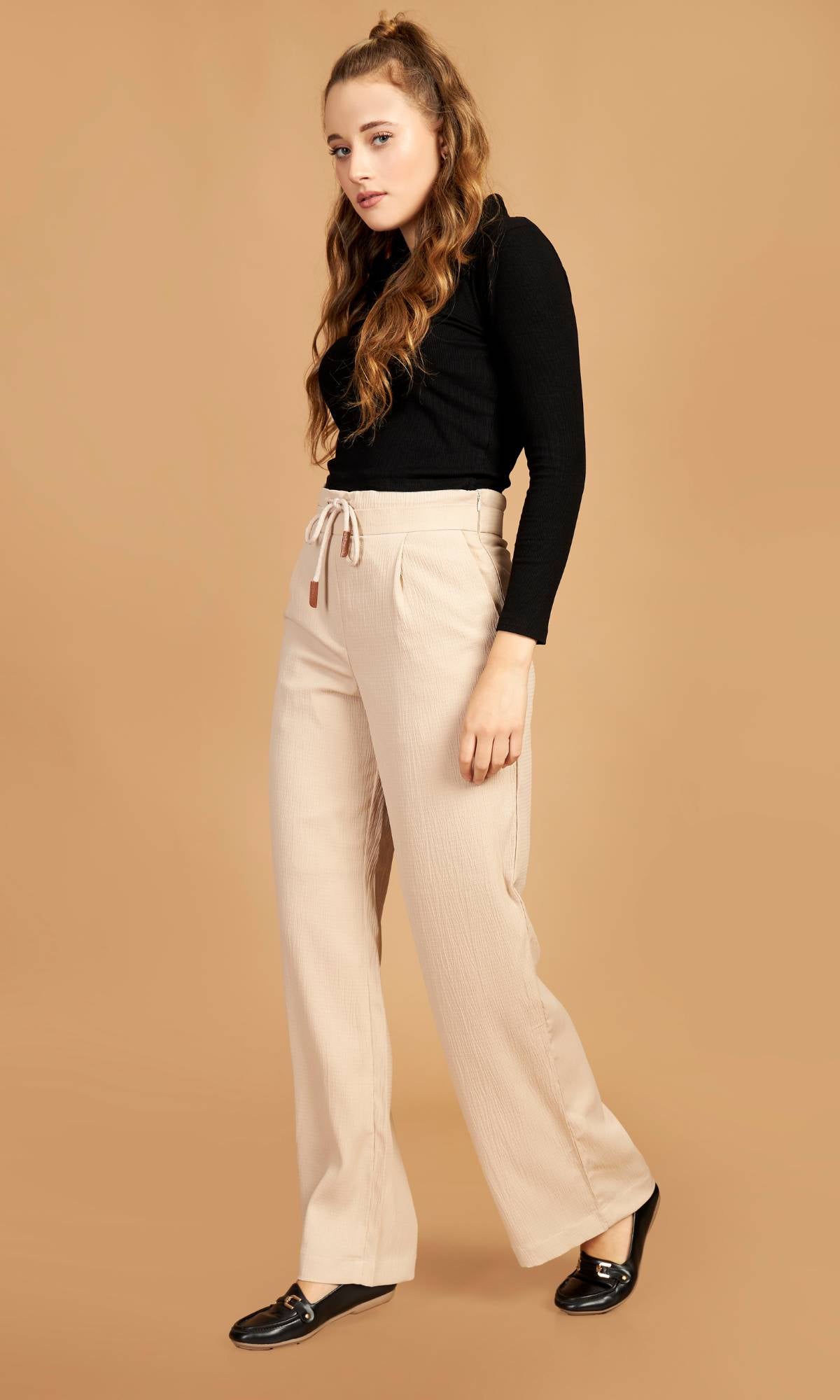 Trousers With Double Waistband