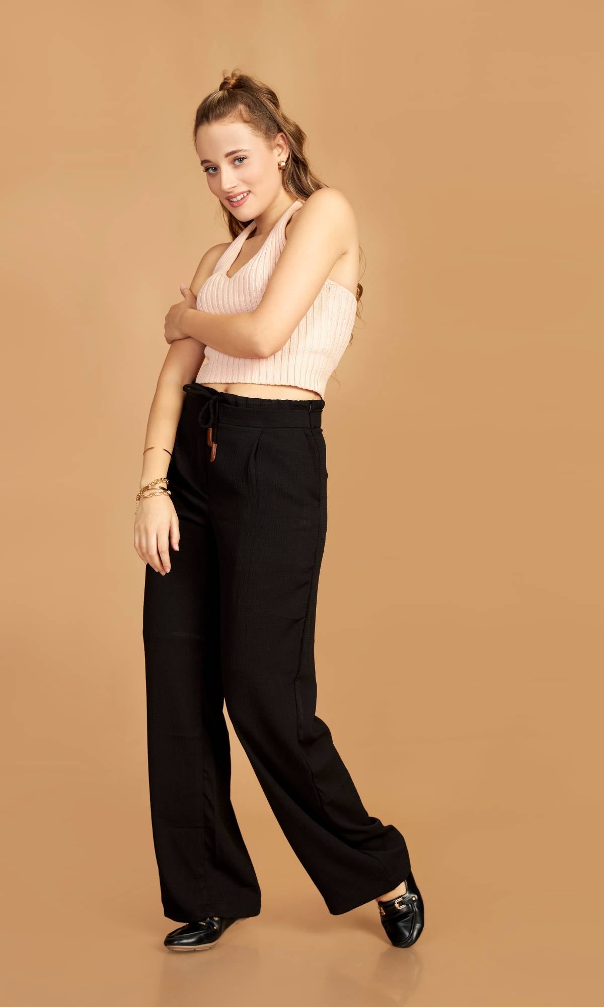 Trousers With Double Waistband