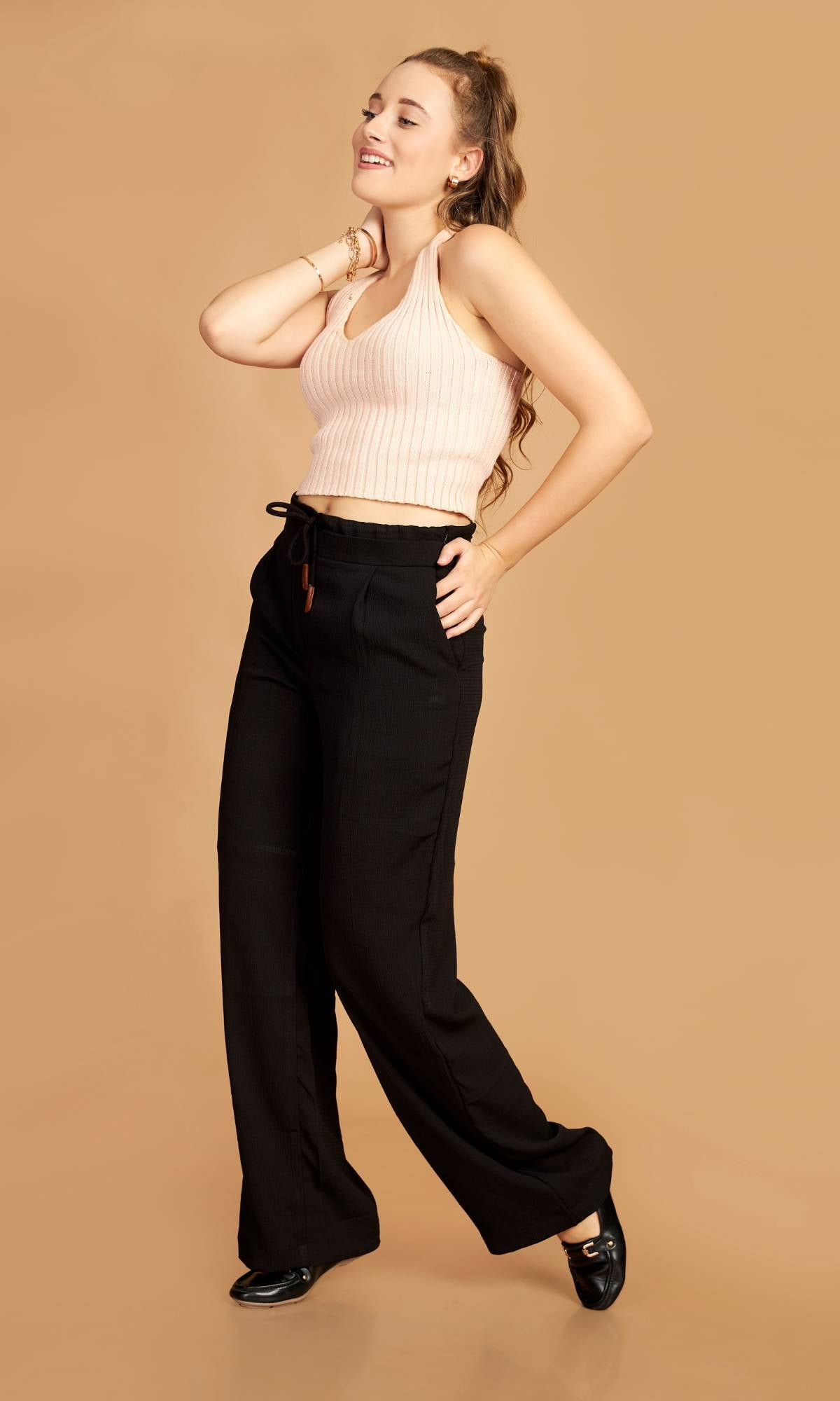 Trousers With Double Waistband