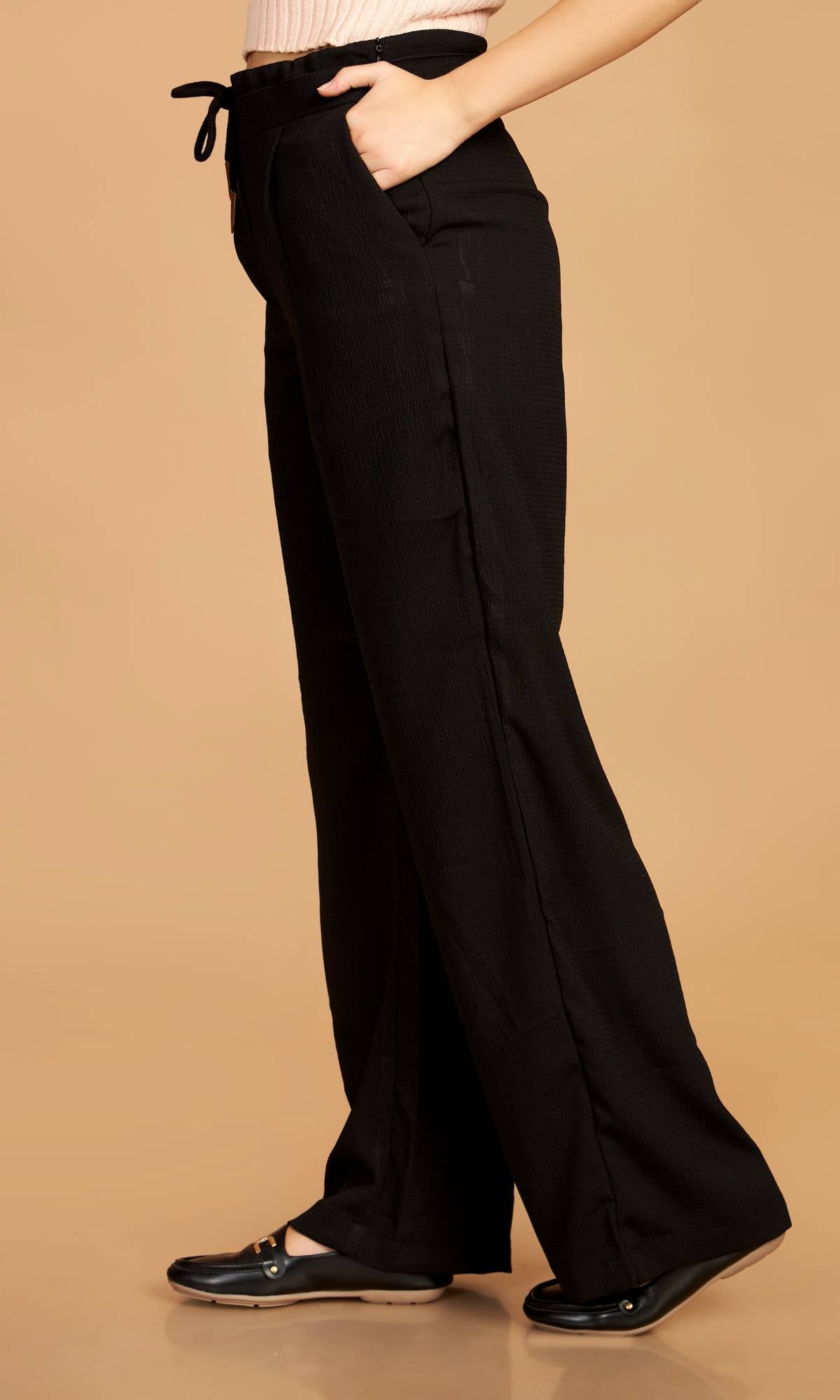 Trousers With Double Waistband