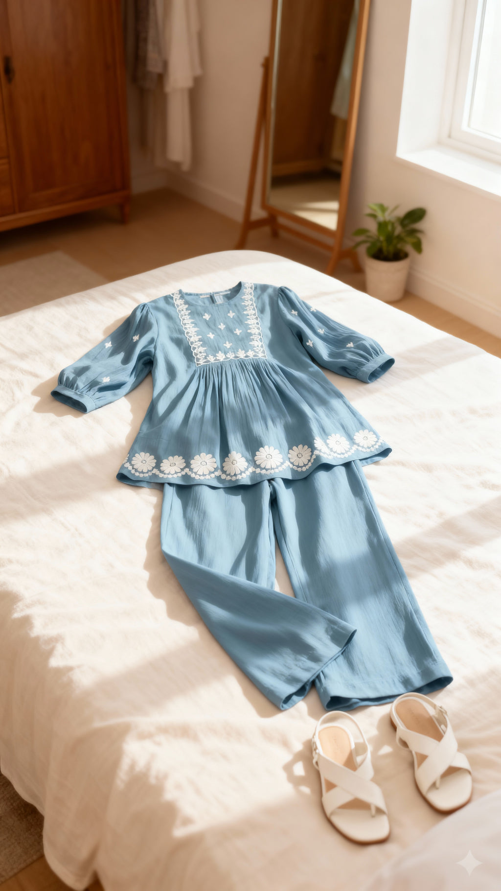 Roman Silk Kurti Set