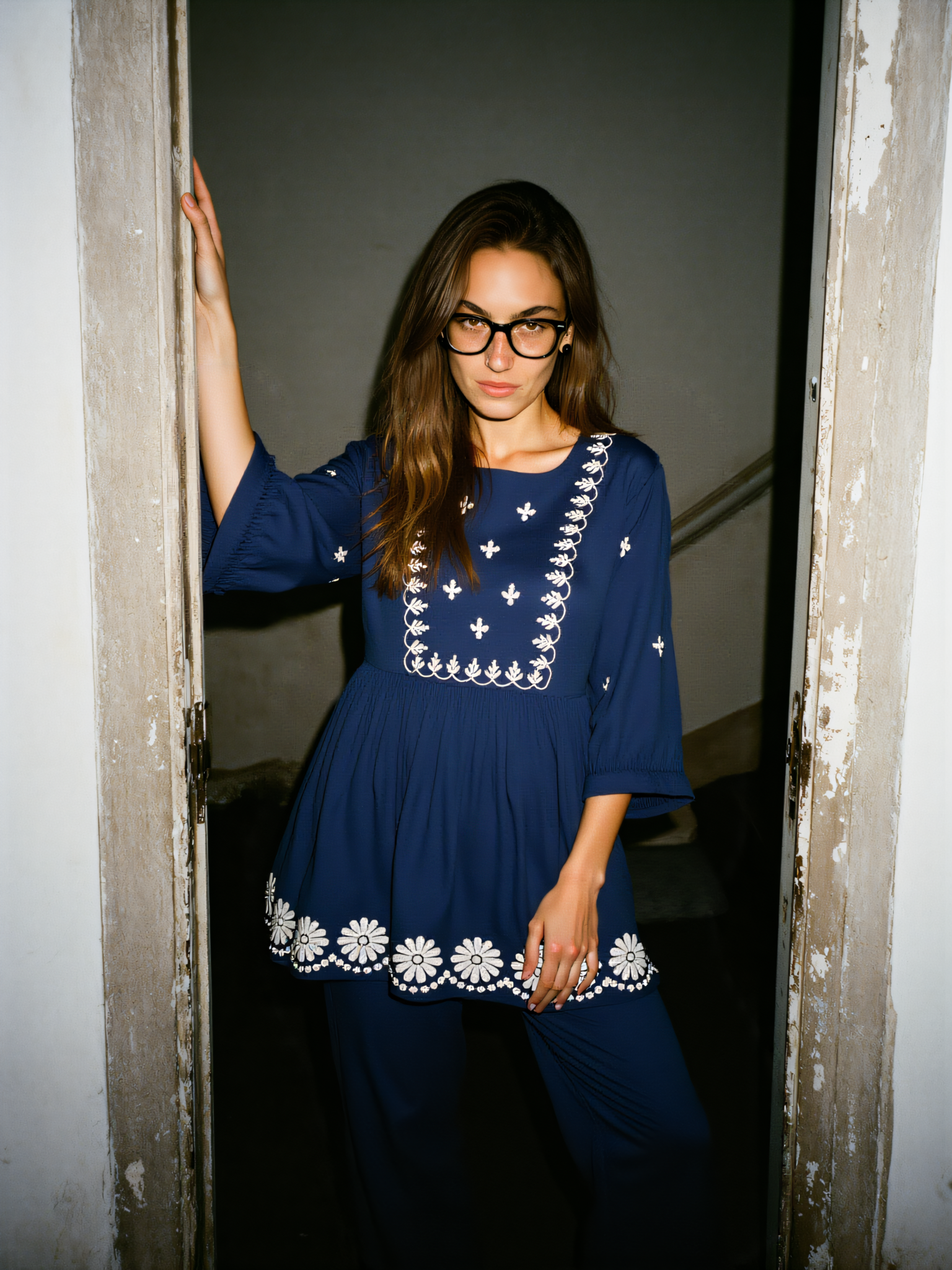 Roman Silk Kurti Set