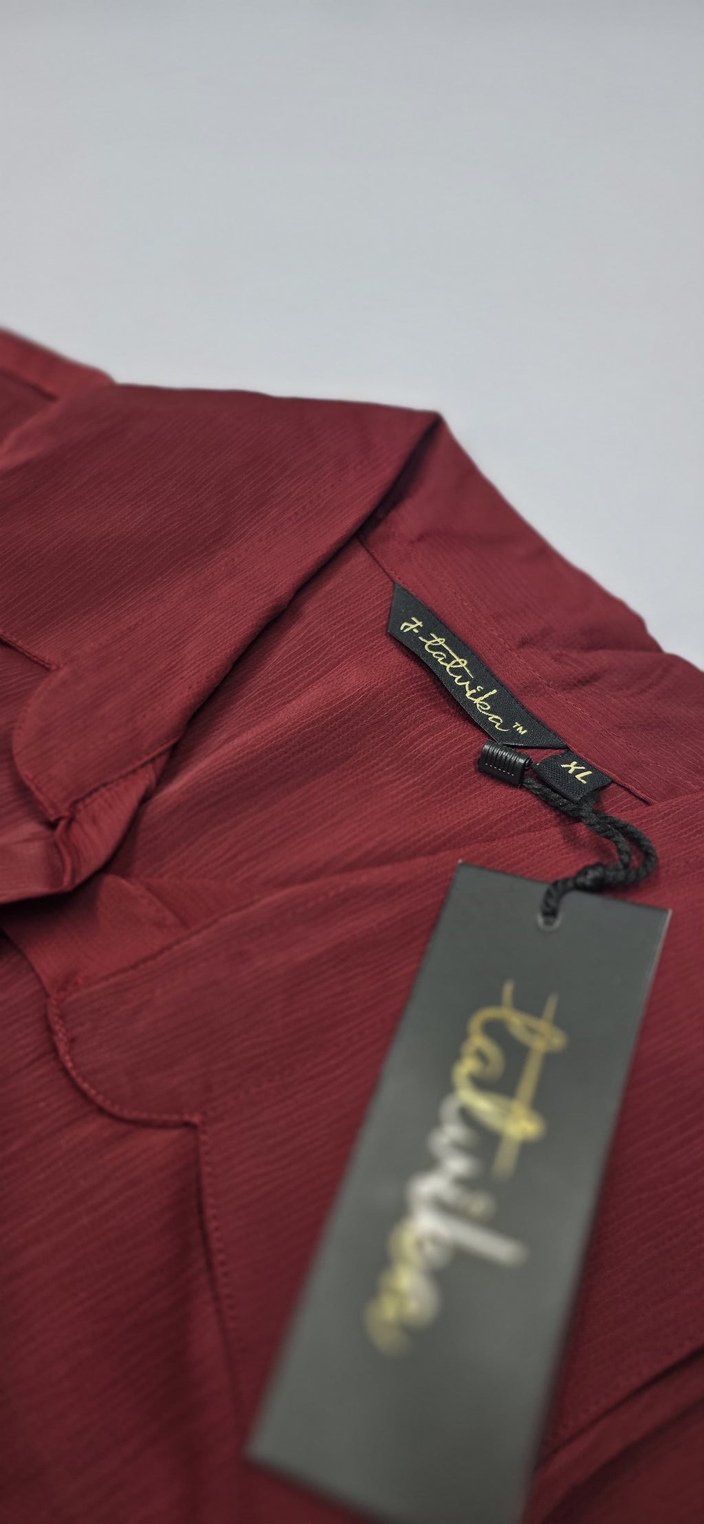 Scarlet Mist Satin Shirt