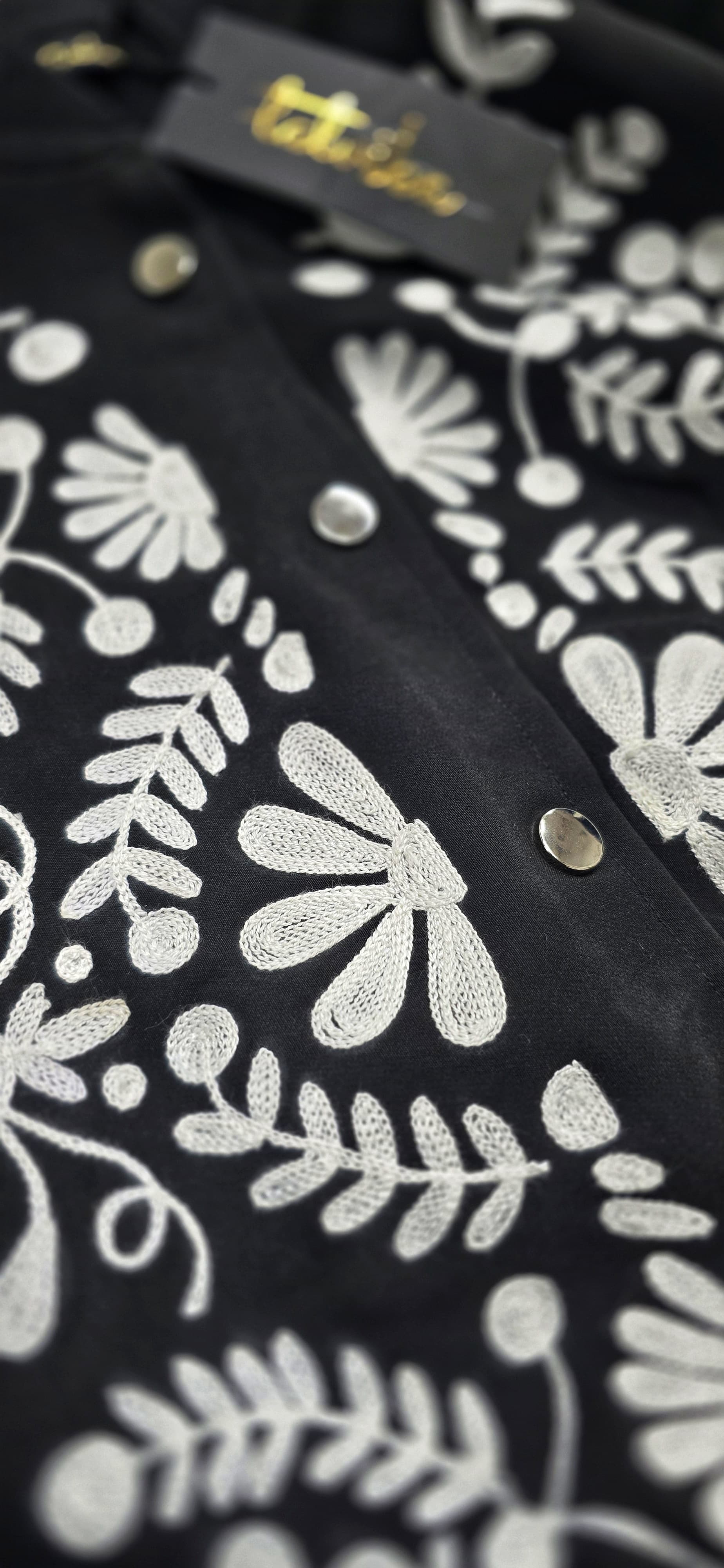 Embroidered korean bomber jacket