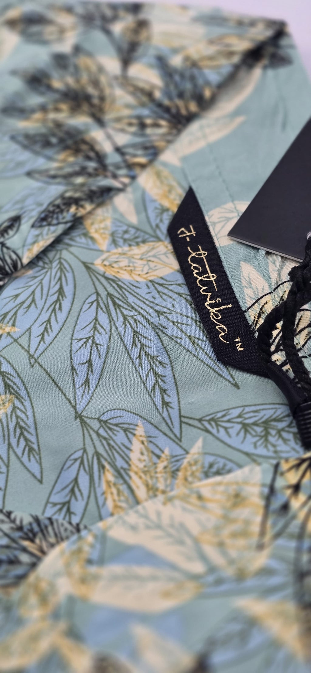 Teal Tropique Luxe Shirt