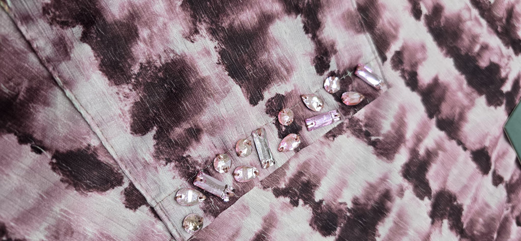 Violet Rush Tie-Dye Top