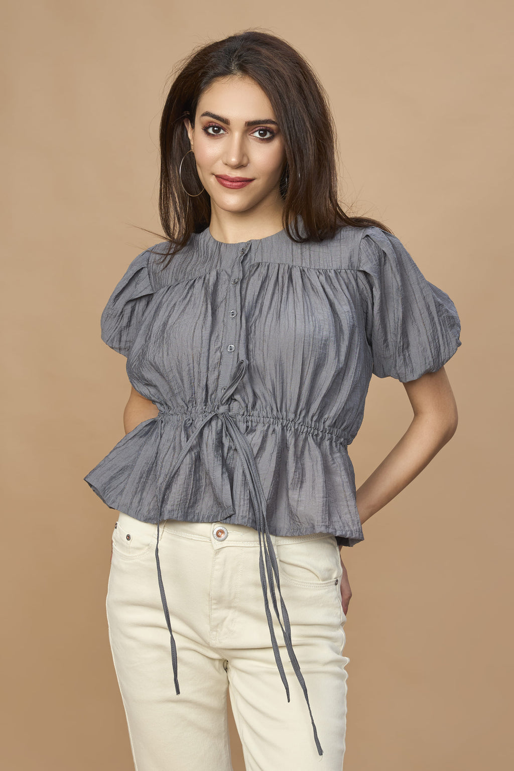 Allure Drawstring Top