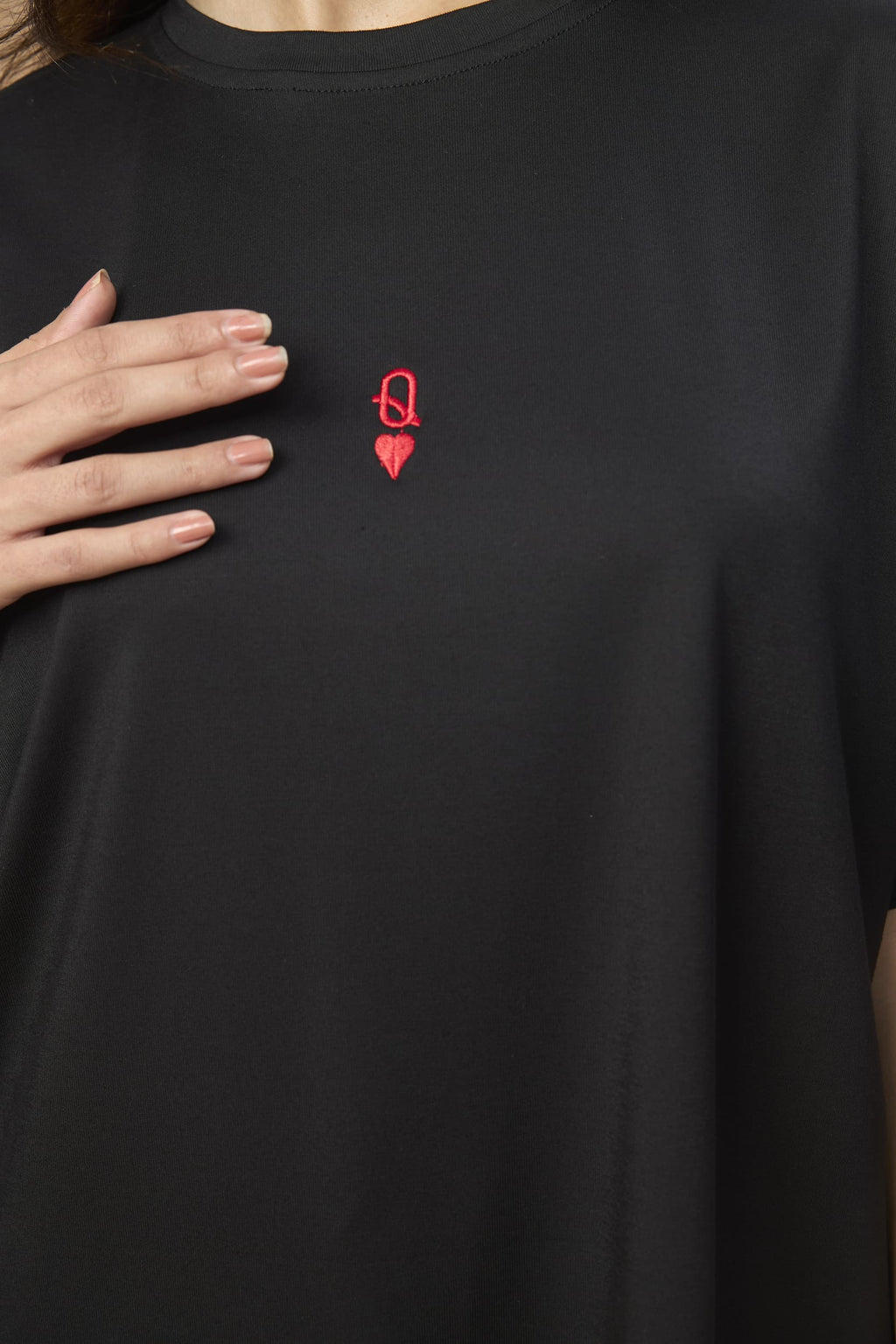 Unisex Oversized drop shoulder tshirt- QUEEN