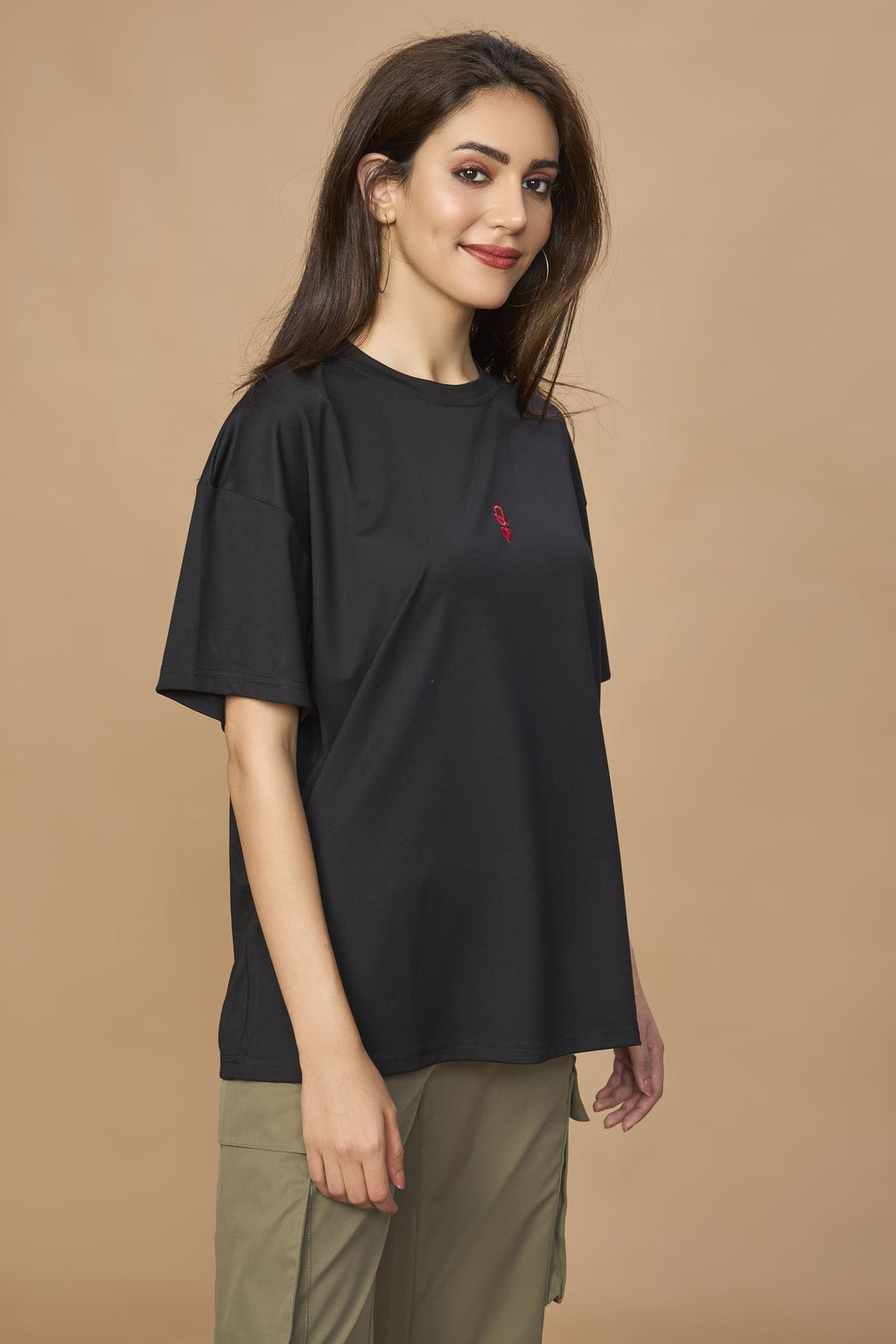 Unisex Oversized drop shoulder tshirt- QUEEN